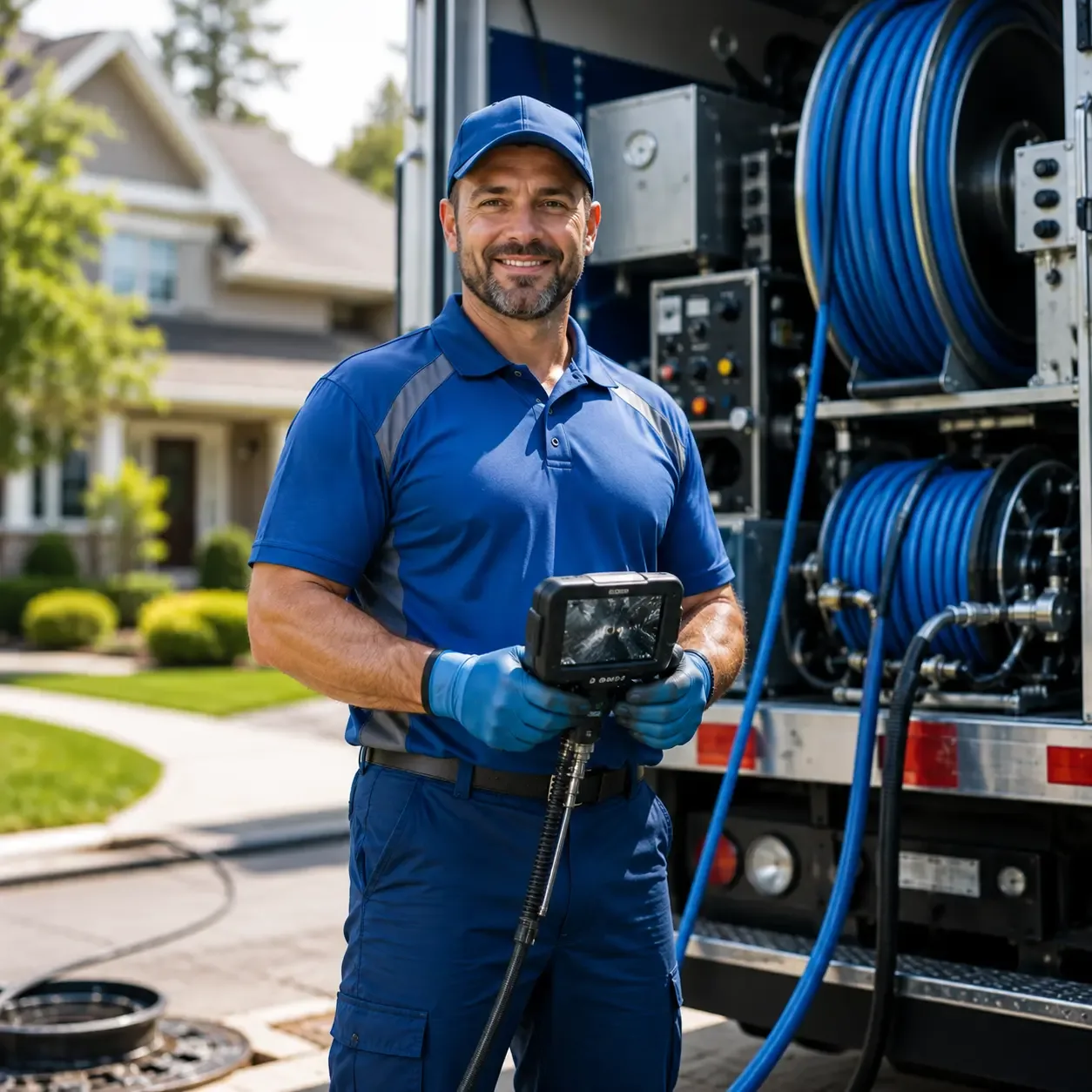 Local outdoor drain cleaning specialists in East Berkshire, VT